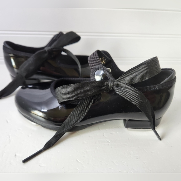Bloch Annie Tyette Black Tap Shoes Size 11 - Picture 3 of 7